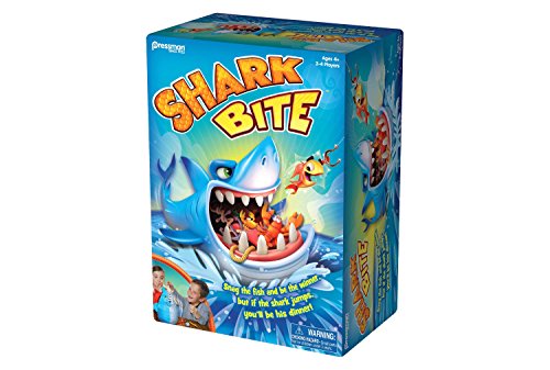 Shark Bite -- Roll the Die and Fish for Colorful Sea Creatures Before the Shark Bites Game! by Pressman Blue Sky, 5'