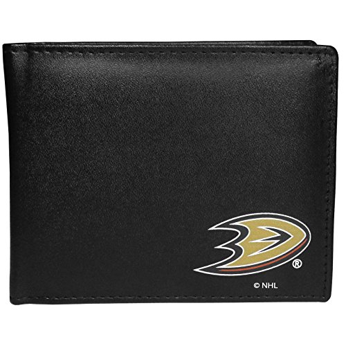 NHL Siskiyou Sports Mens Anaheim Ducks Bi-fold Wallet One Size Black