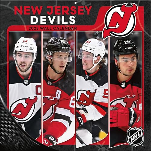 TURNER SPORTS New Jersey Devils 2025 12x12 Team Wall Calendar (25998011947)