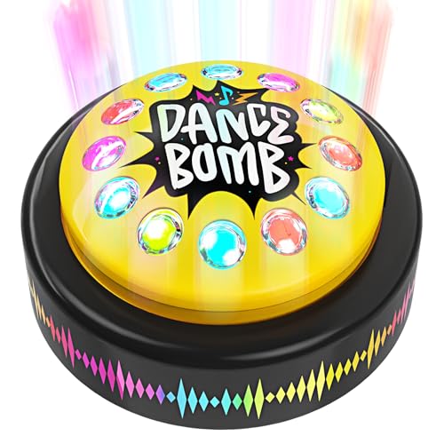 Dance Bomb Party Button - 30 Second - Funny Gifts - Teacher Classroom Must Haves - Cute Office Desk Accessories - Middle High School Classroom Games Supplies - Cool Gadgets Gifts for Coworker, Work