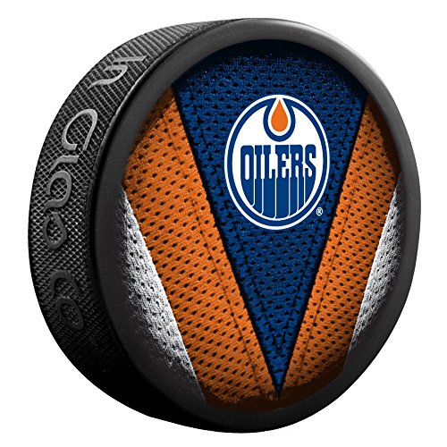 Edmonton Oilers Officially Licensed Stitch Design Hockey Puck