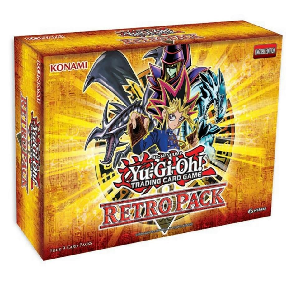 YuGiOh! Trading Card Game Retro Pack, 4 Packs with 9 Cards Each Retail Exclusive