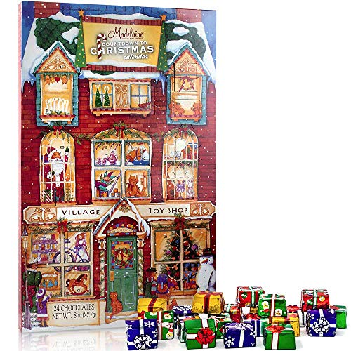 Madelaine Chocolate Advent Calendar With 24 Premium Milk Chocolates - 8 oz (227 grams)