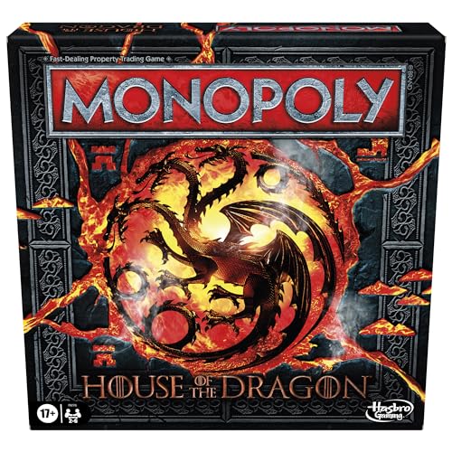 Monopoly House of the Dragon Edition Board Game | Based on the Hit TV Series | Ages 17 and Up | 2 to 6 Players | Strategy Games (Amazon Exclusive)